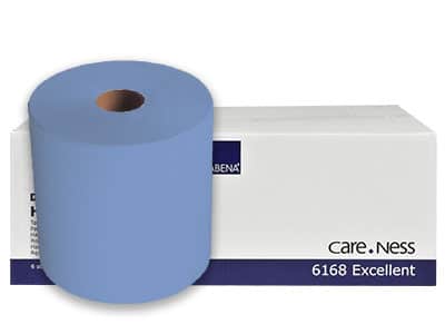 blauwe papier rollen